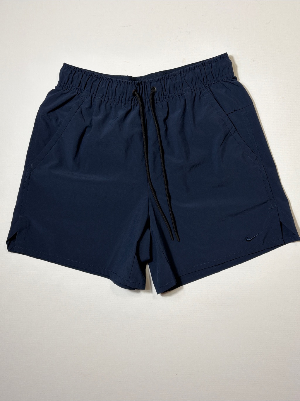 Men’s Nike Dri-Fit Navy Running Shorts Size Small Drawstring Pockets